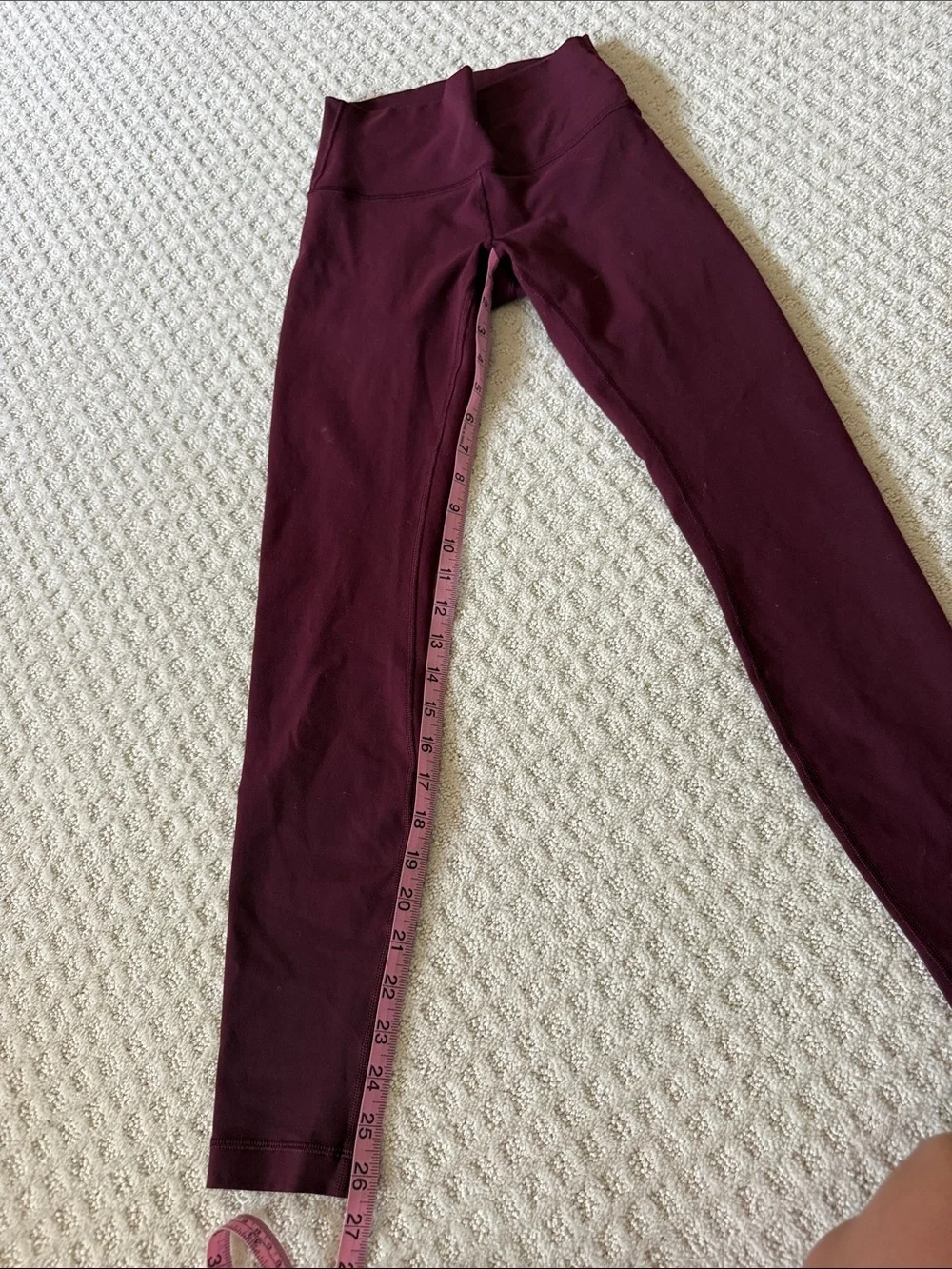lululemon athletica Deep Plum Performance Leggings- CLOSET CLEAR OUT